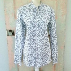 Make Offer Ted Baker London Paisley Fitted Shirt
